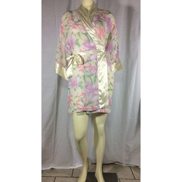 Victoria's Secret Robe Sheer and Floral One Size - Picture 1 of 16